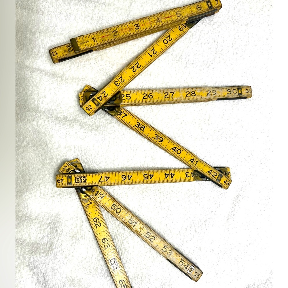 Vintage Folding Yardstick